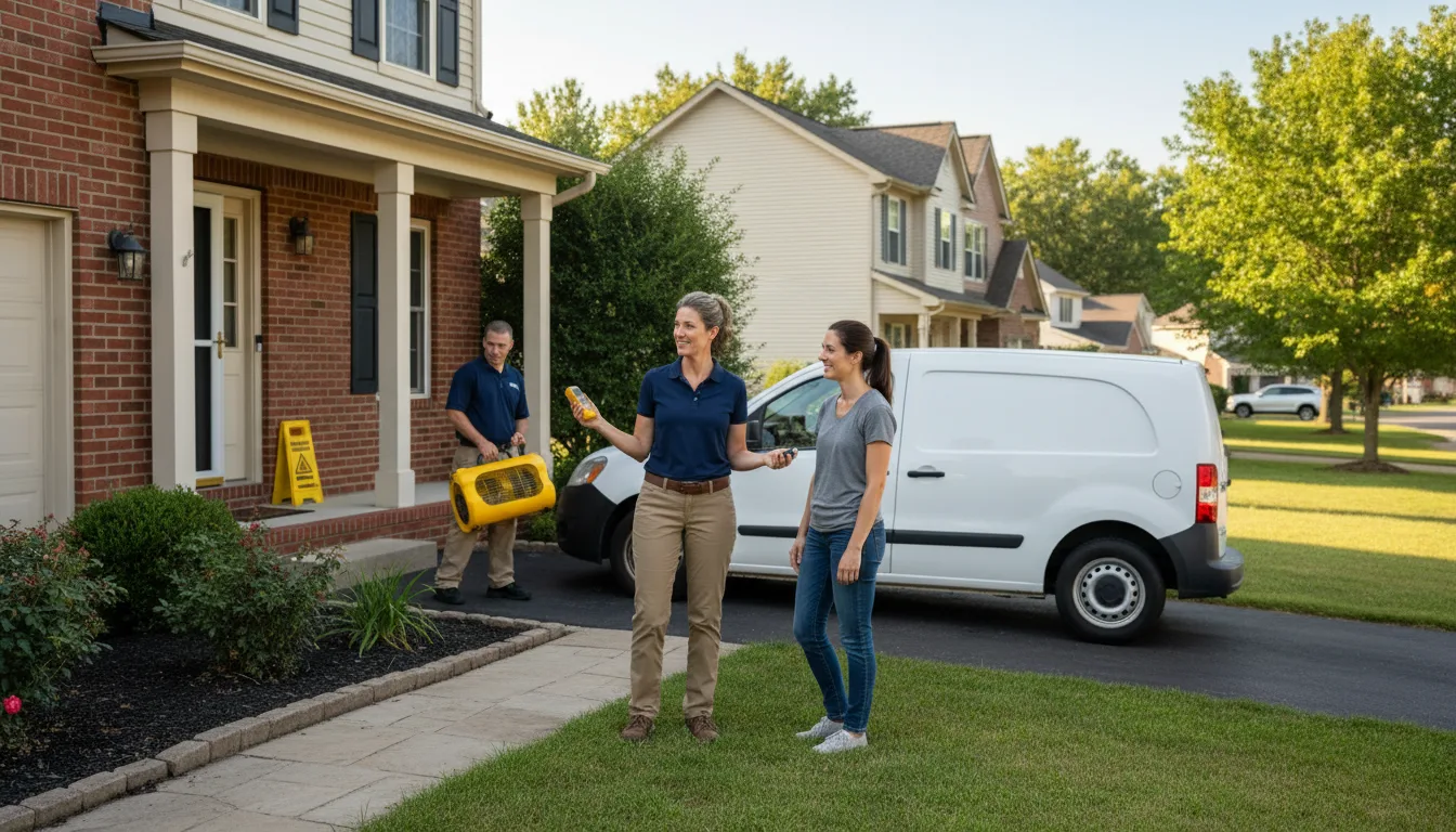 Water restoration image for Flood Water Cleanup, Removal And Restoration Services in Bloomville, OH